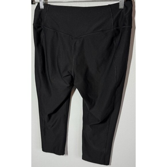 Nike Dri Fit Womens Carpi Leggings Large Black Activewear Walking Workout Gym - Picture 2 of 12